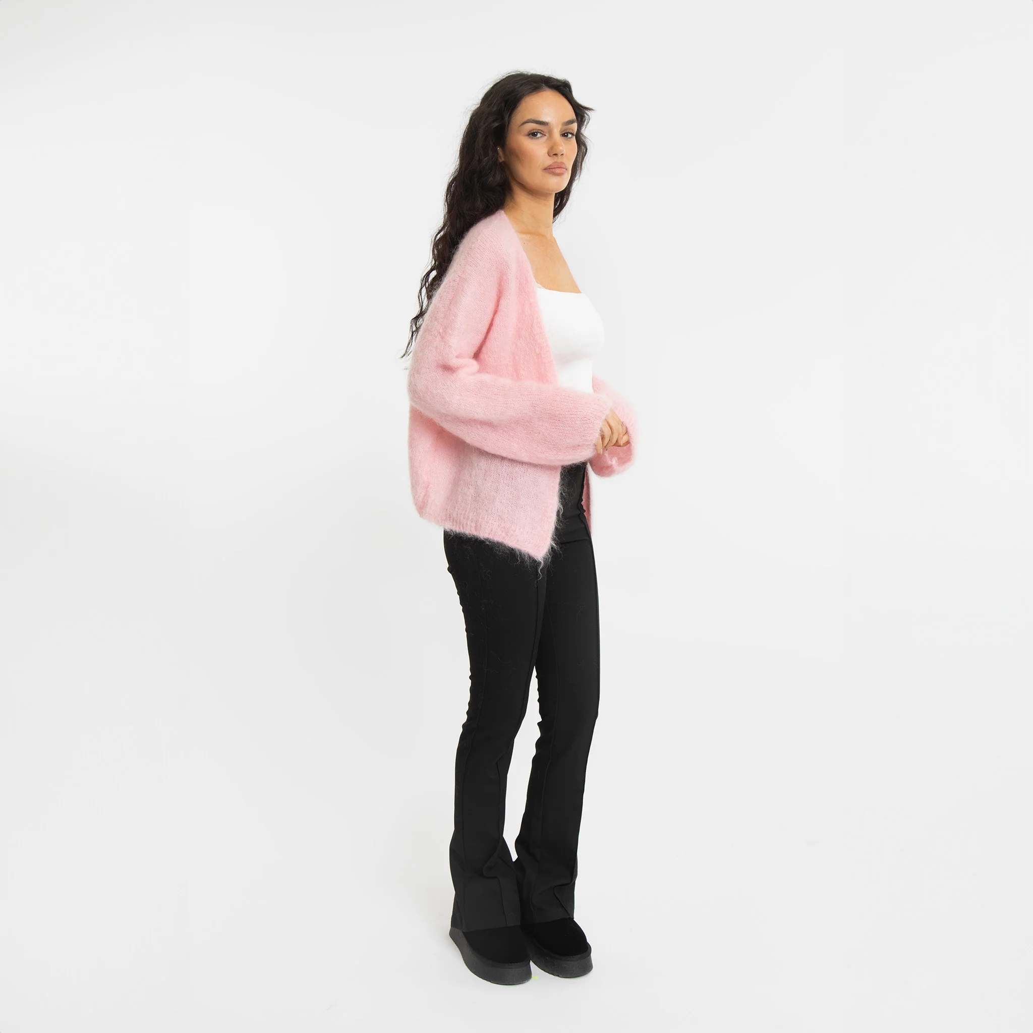 Classic Oversize Mohair Cardigan