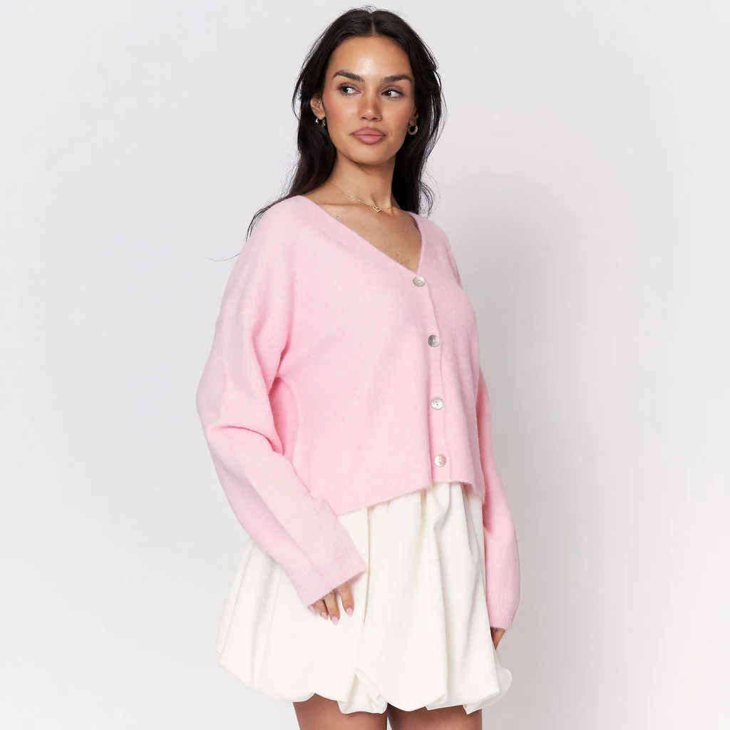 Soft V Knit Cardigan