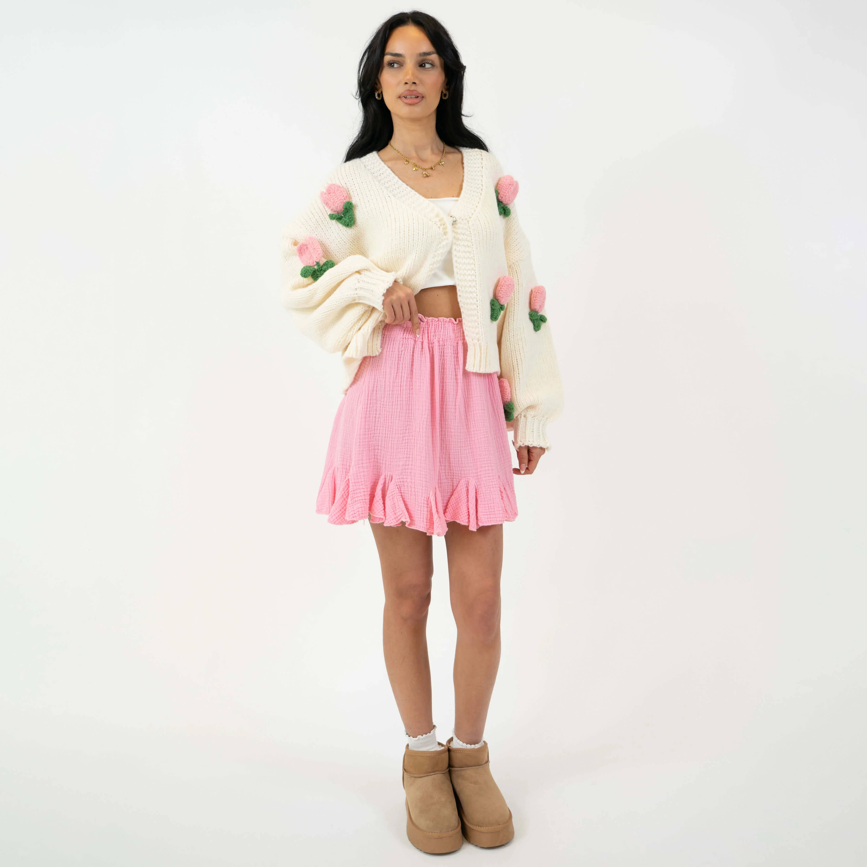 Handmade Tulip Cardigan