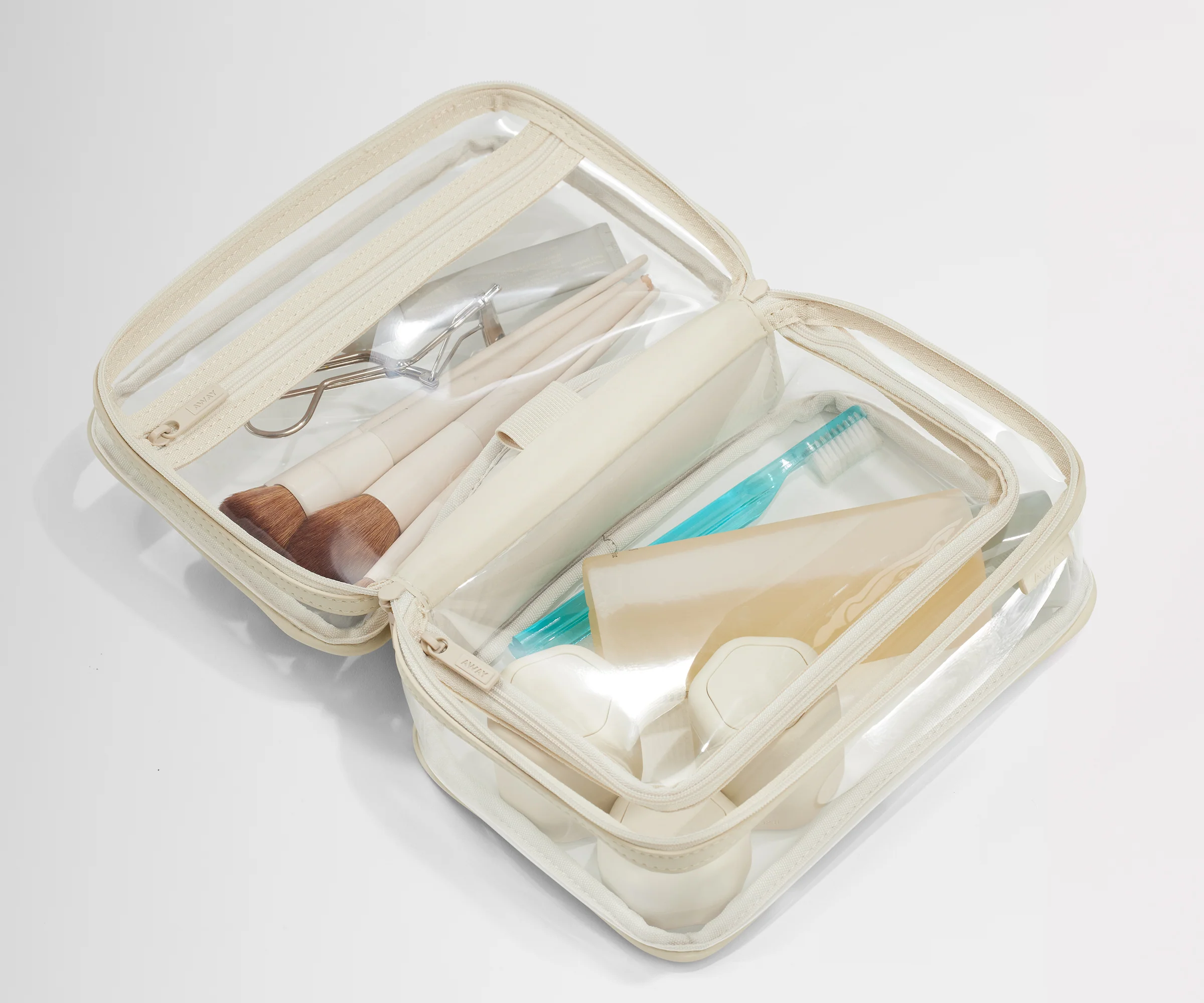 Clear Toiletry Bag in Clear