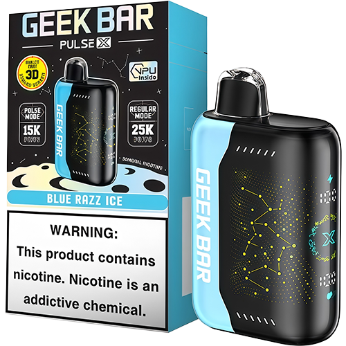 Geek Bar Pulse X 25K Blue Razz Ice - Joysnus