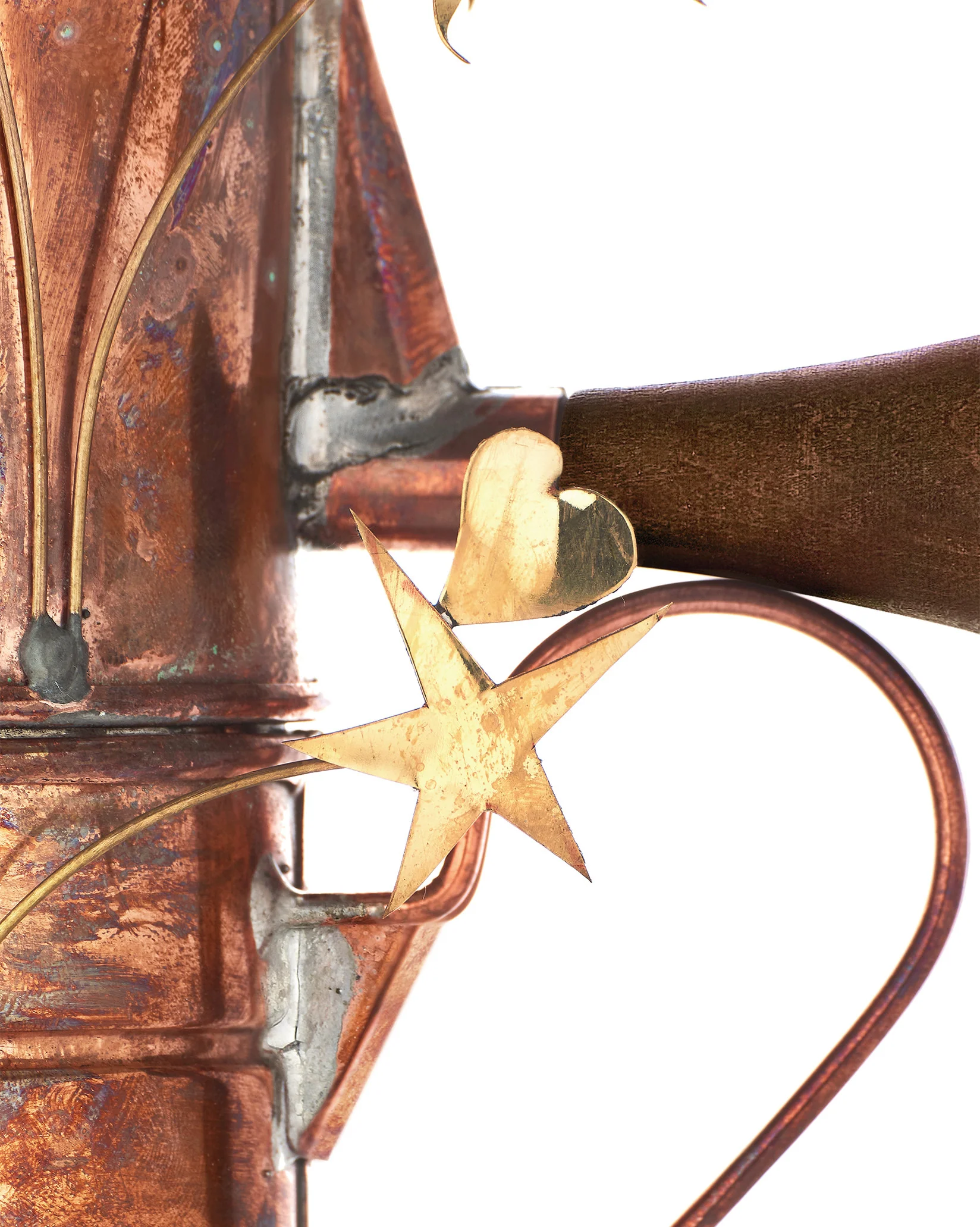 Alessi Caffettiera con cuore e stelle Multiple Design Riccardo Dalisi