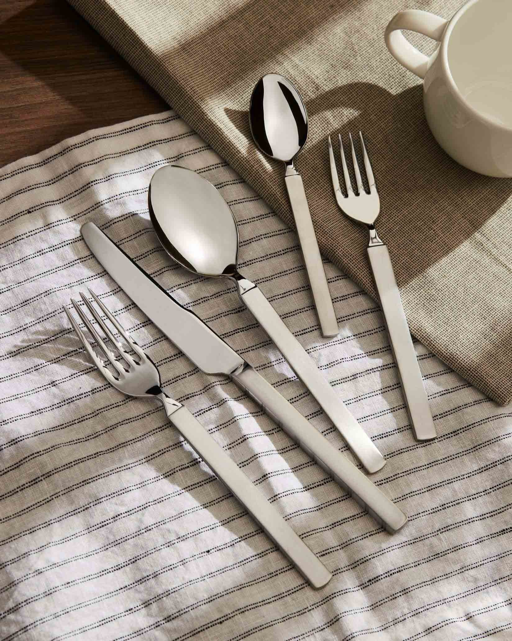 Alessi Dry Cutlery set 5 pieces Design Achille Castiglioni