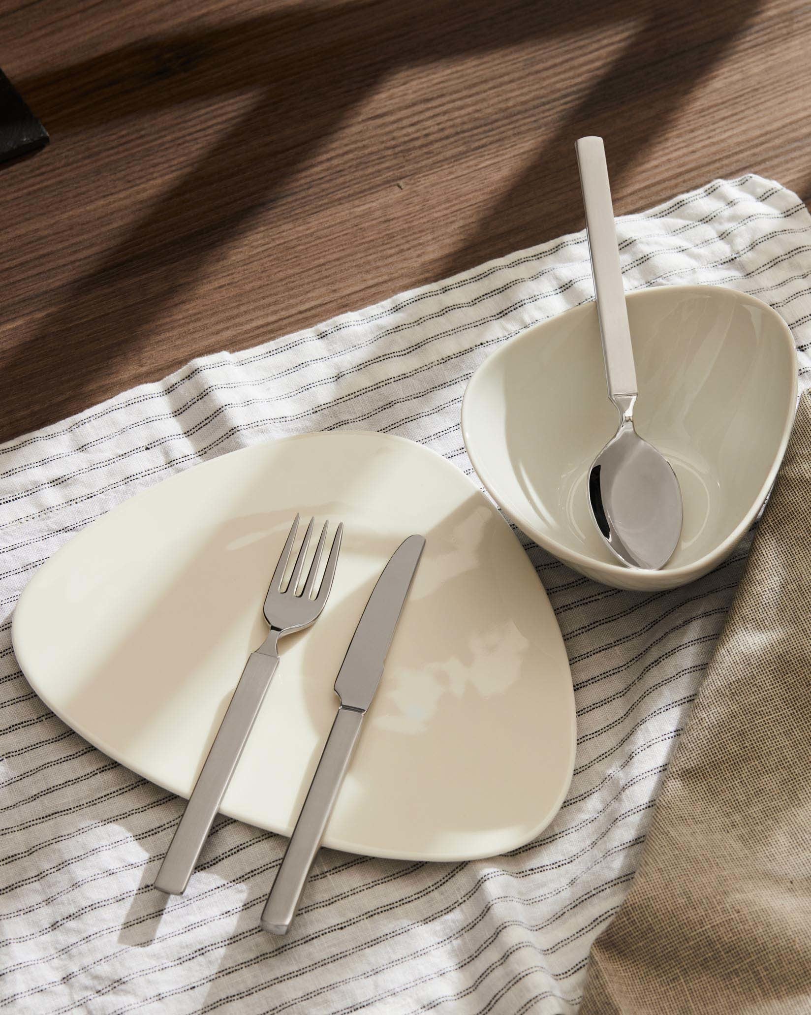 Alessi Dry Dessert spoon. 6 pieces Design Achille Castiglioni