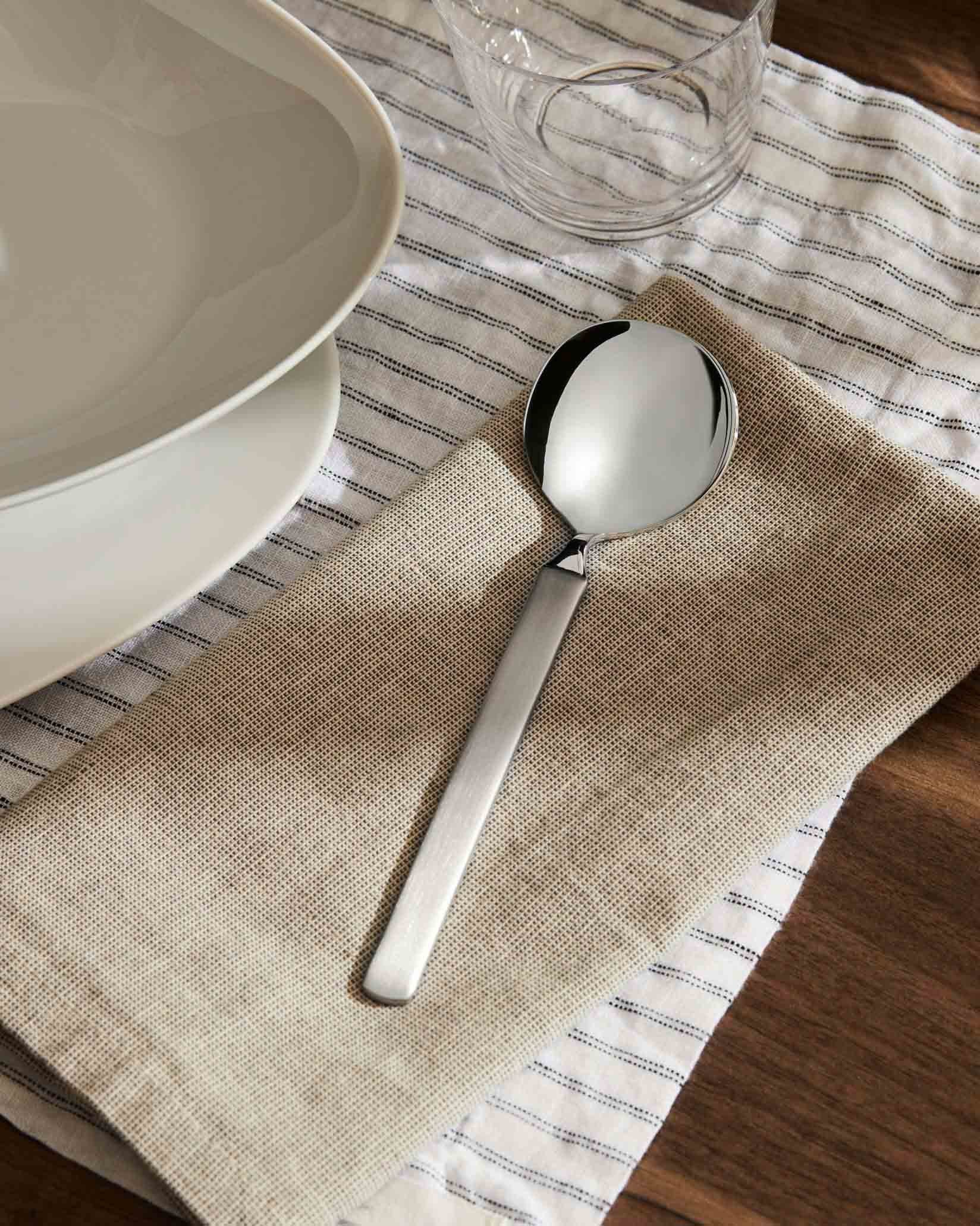Alessi Dry Soup spoon. 6 pieces Design Achille Castiglioni