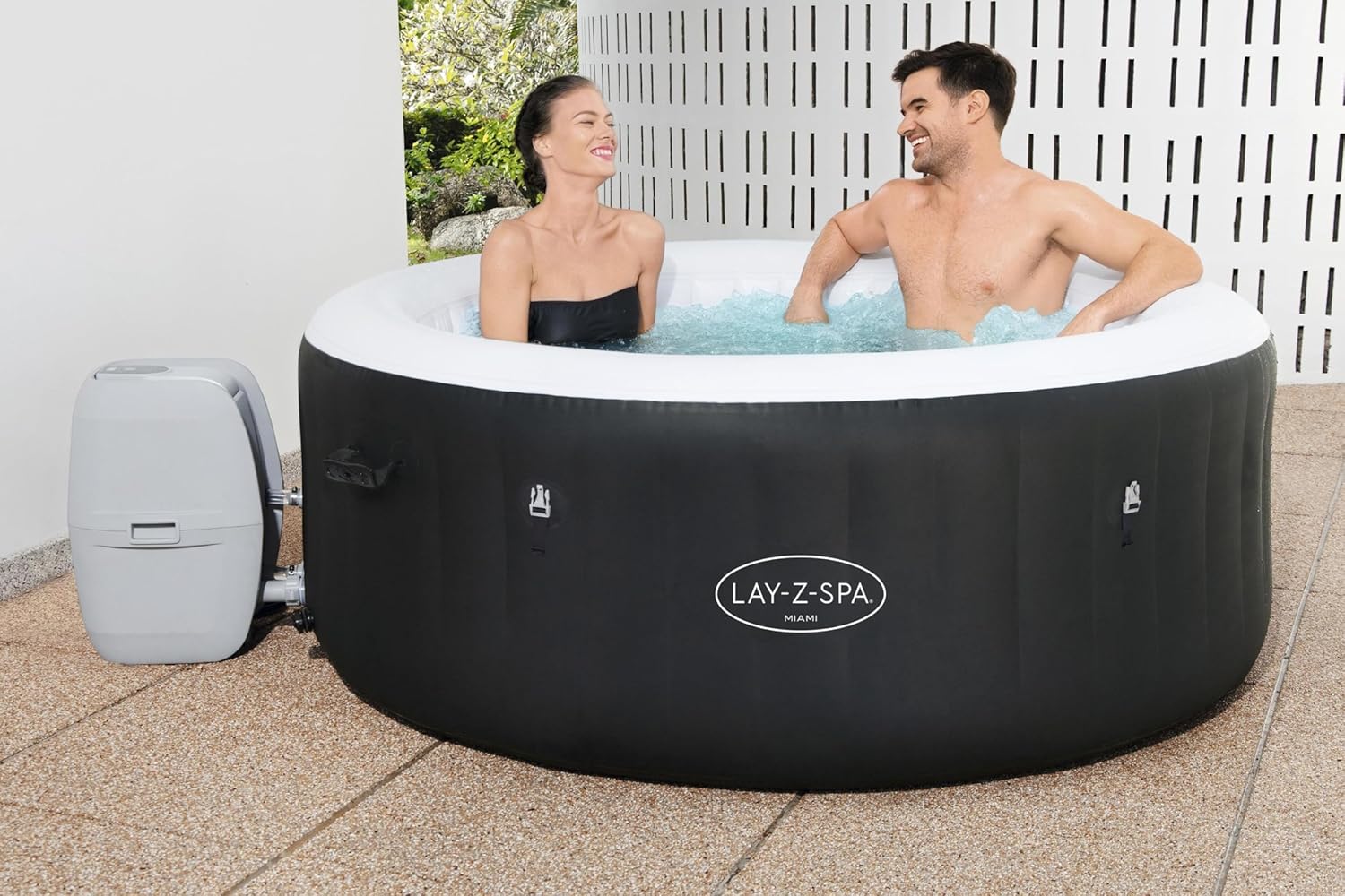 Spa gonflable rond BESTWAY Lay-Z-Spa® Miami Airjet™ 2 - 4 personnes