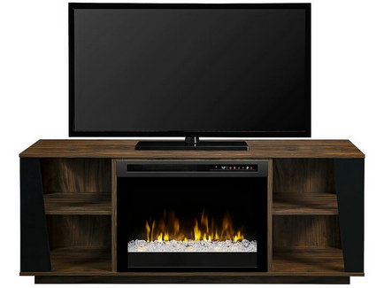 Arlo Electric Fireplace TV Stand in Walnut
