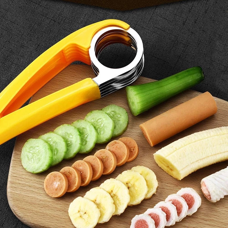 Banana , Fruit and Vegetable Sausage Slicer