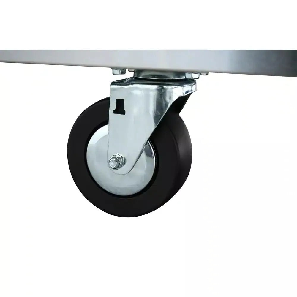 72 po. 18-Tiroir 24 po. D Mobile Workbench avec acier inoxydable en bois massif