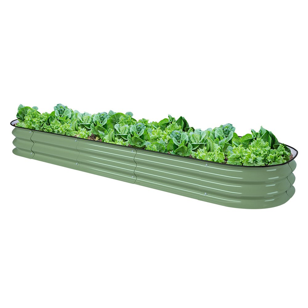 8'' Tall 6.5'x2' Metal Raised Garden Beds (6 in 1)