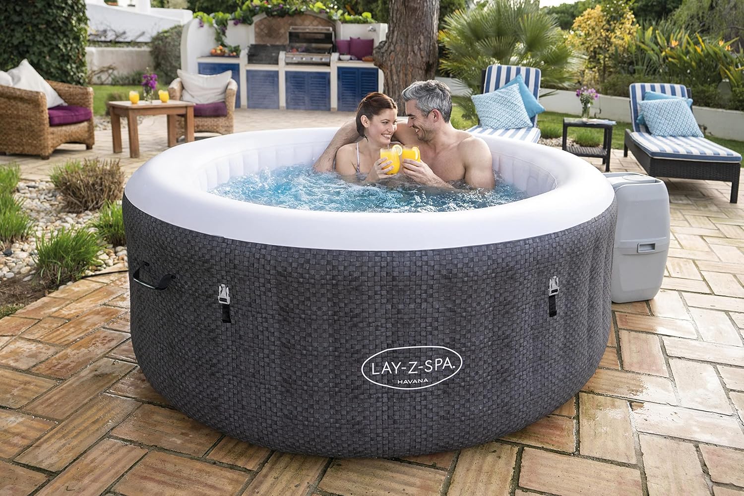 Spa gonflable rond BESTWAY Lay-Z-Spa® Miami Airjet™ 2 - 4 personnes