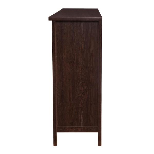 Colton Alexa Enabled 55.5 in. Electric Smart Fireplace in Espresso