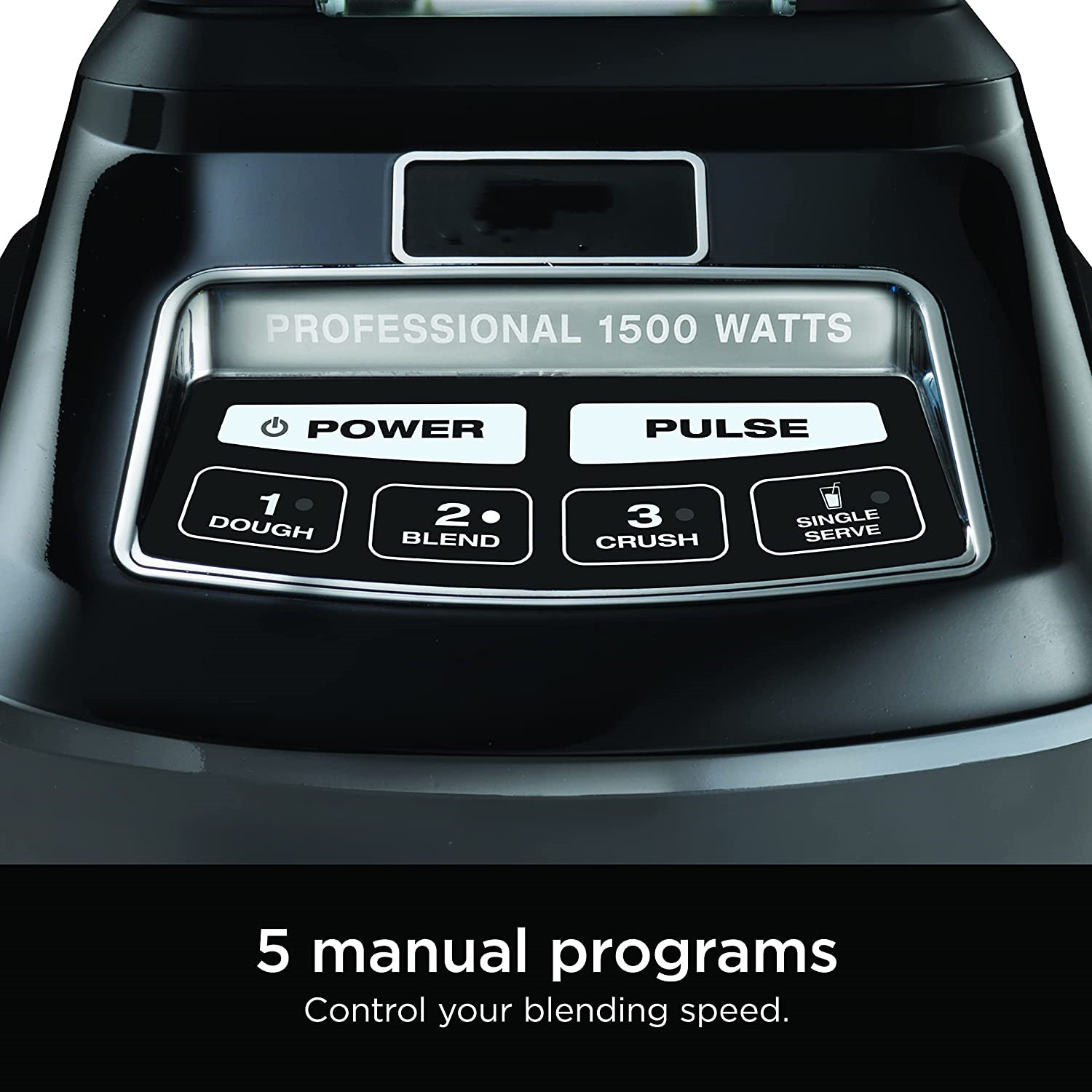 72 oz. Pitcher, 8-Cup Food Processor, 16 oz. Single Serve Cup, 1500-Watt, Black