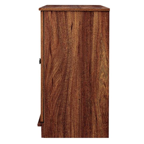 48in. Barn Wood Media Electric Fireplace in Rustic Barn Wood Brown