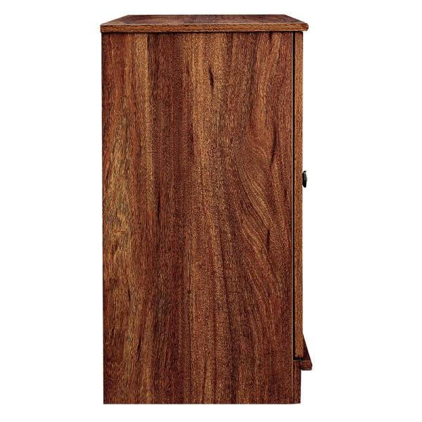 48in. Barn Wood Media Electric Fireplace in Rustic Barn Wood Brown