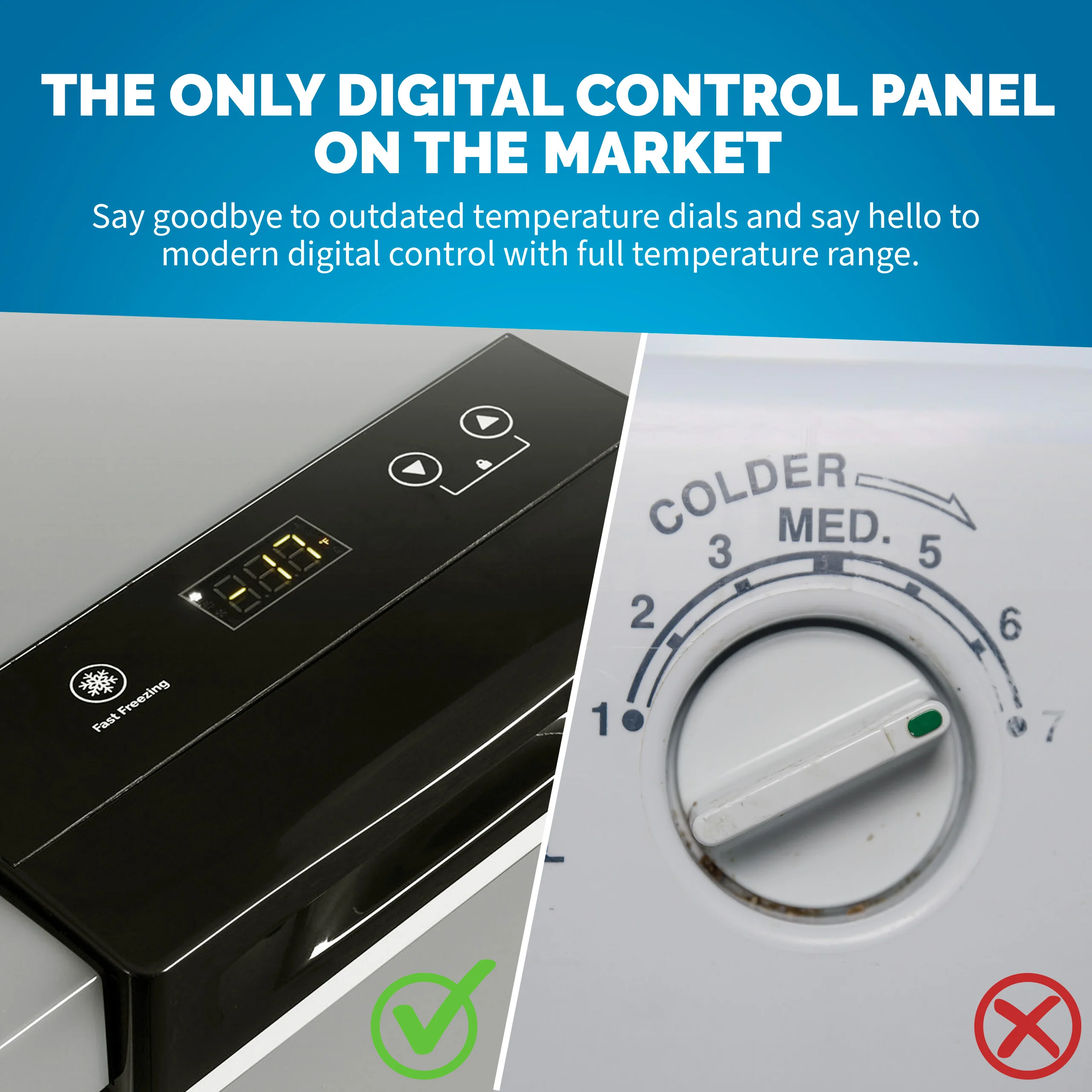 Congélateur coffre mini Newair®, 5 pi³ – Gris froid