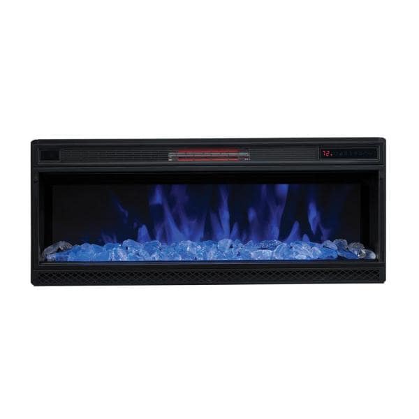 42 in. Ventless Infrared Electric Fireplace Insert with Safer Plug