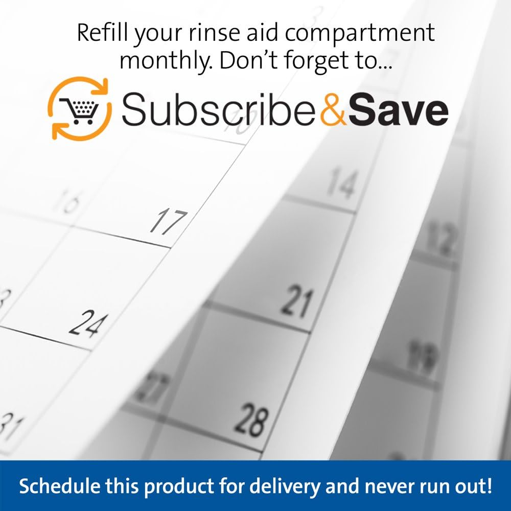 Finish Jet-Dry Rinse Aid, Dishwasher Rinse and Drying Agent, 23 fl oz, Packaging may vary