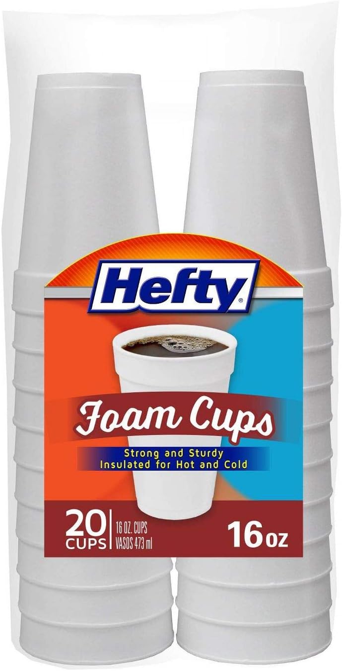 Hefty Party On Disposable Plastic Cups, Assorted, 16 Ounce, 100 Count