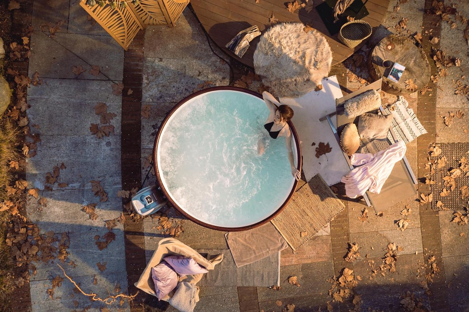 Spa gonflable rond BESTWAY Lay-Z-Spa® Miami Airjet™ 2 - 4 personnes