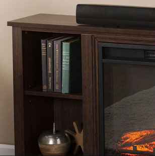 Parkdale Electric Fireplace Media Console in Espresso