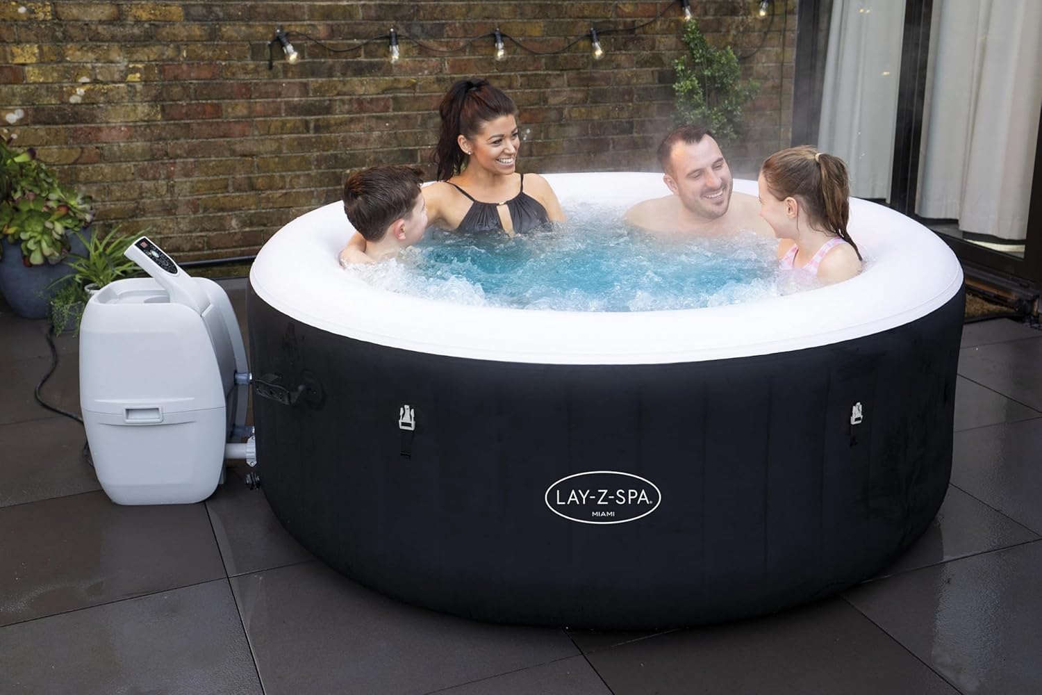 Spa gonflable rond BESTWAY Lay-Z-Spa® Miami Airjet™ 2 - 4 personnes