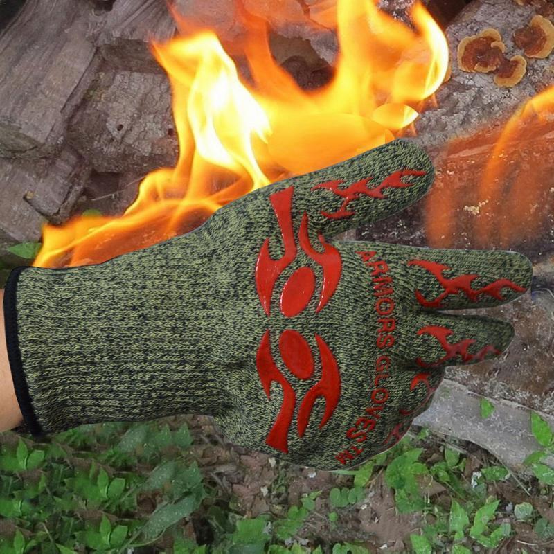 932°F Extreme Heat Resistant BBQ Fireproof Glove
