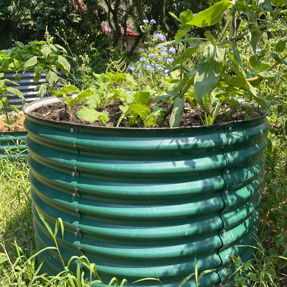 32'' Tall 42'' Round Metal Raised Garden Beds