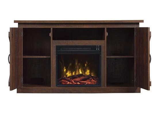 Killian Electric Fireplace Media Console in Espresso