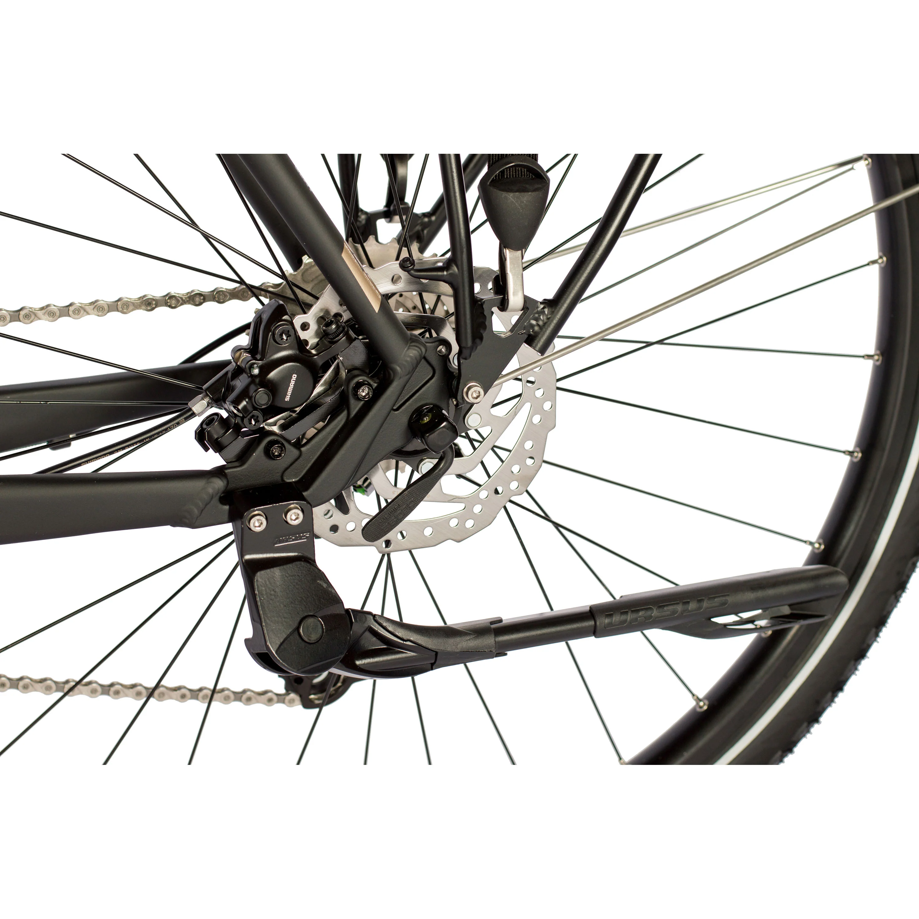 28 pouces homme XXL vélo de randonnée tr.2880 vélo de randonnée 27 x Gang Shimano DEORE rd-m592 SGS noir