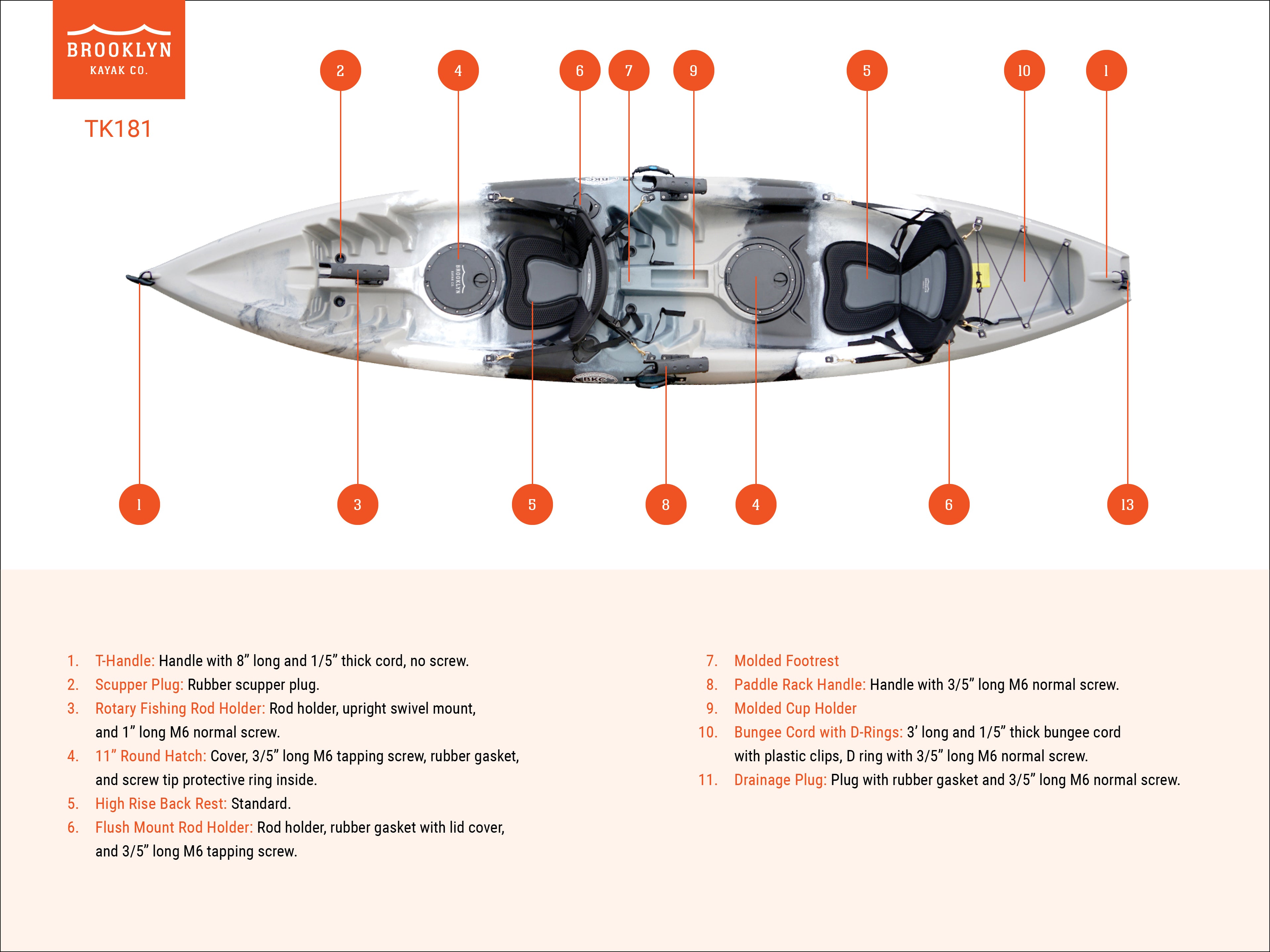 BKC TK181 Angler – Kayak de pêche tandem pour 2 personnes, 3,86 m, avec sièges rembourrés et pagaies