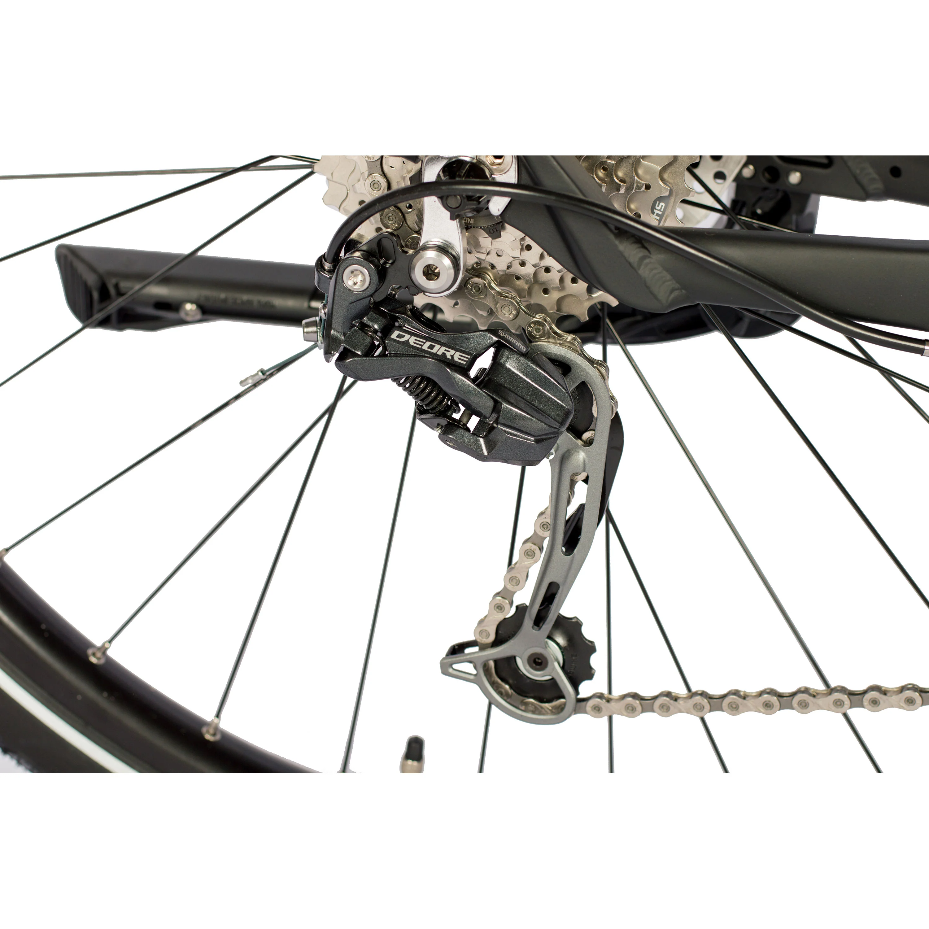 28 pouces homme XXL vélo de randonnée tr.2880 vélo de randonnée 27 x Gang Shimano DEORE rd-m592 SGS noir