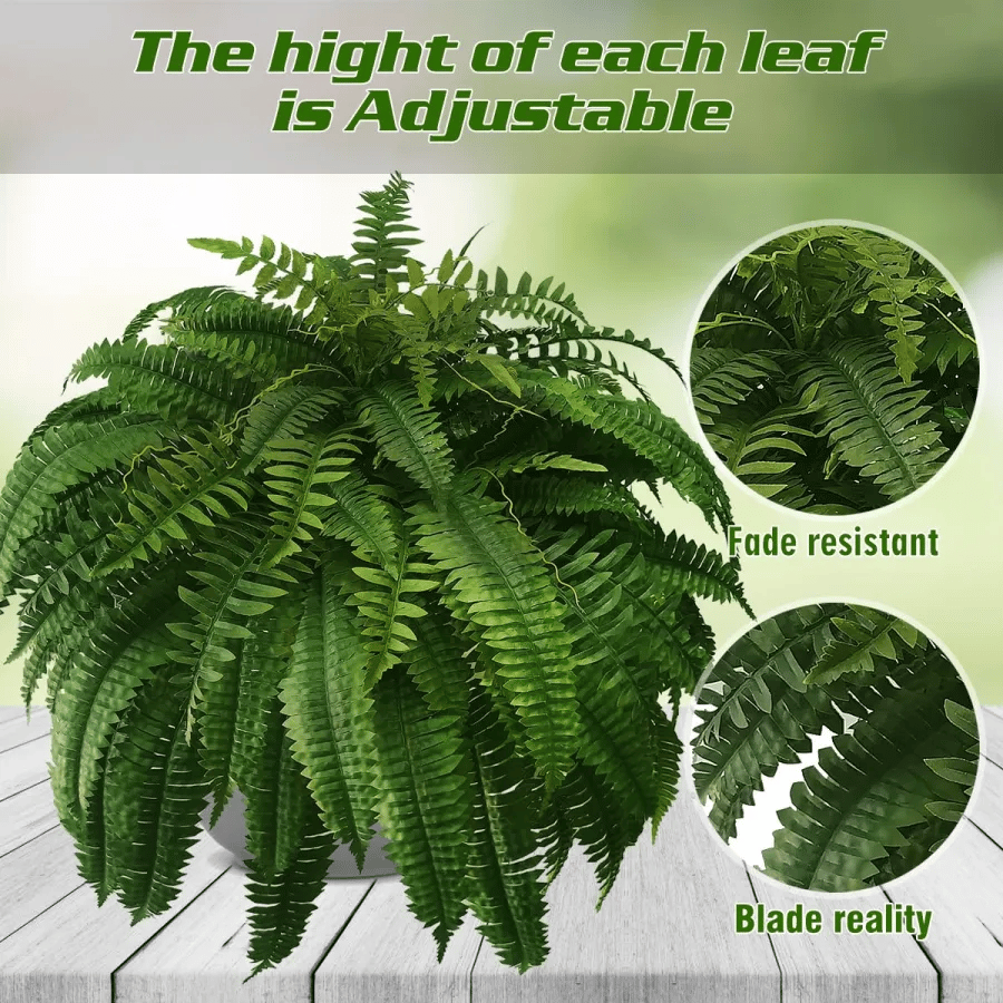 ✨This Week's Special Price $22.99💥UV Resistant Lifelike Artificial Boston Fern