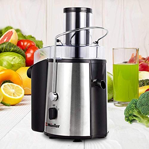 Mueller Austria Juicer Ultra Power, Easy Clean Extractor Press Centrifugal Juicing Machine, Wide 3
