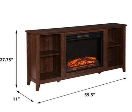 Parkdale Electric Fireplace Media Console in Espresso