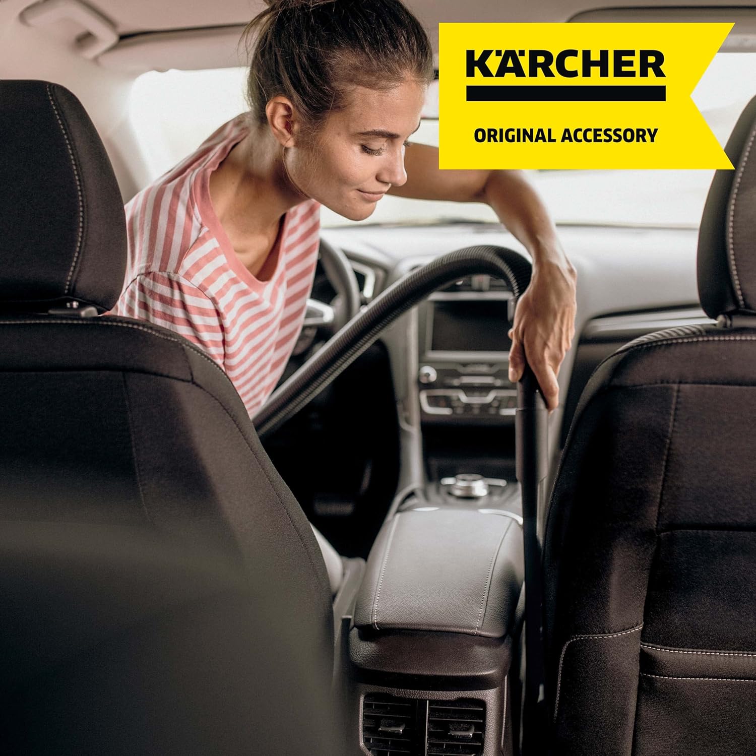 Kärcher Aspirateur Eau et Poussières WD 6 P S V-30/6/22/T, Prise de Courant, Filtre Plissé Plat, Fonction de Nettoyage, 1300 W, Cuve : 30 l et Bouchon de Vidange, Tube d'Aspiration : 2,2 m