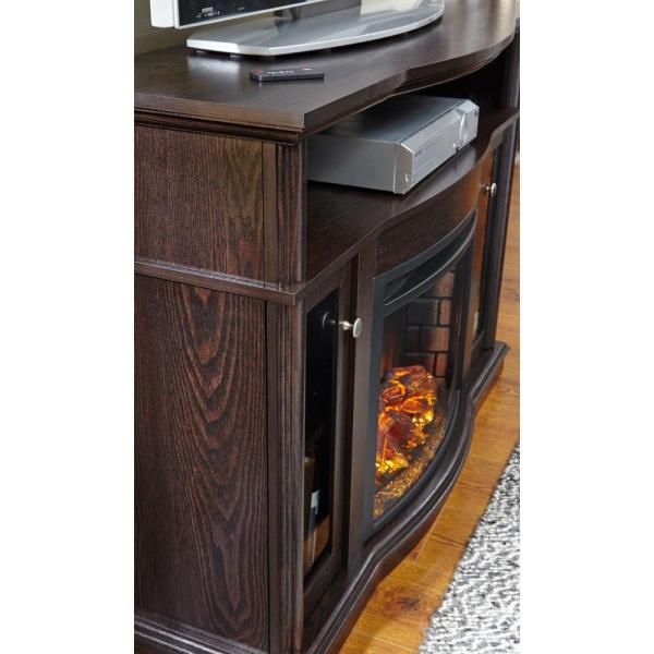 Elliott 47 in. Media Electric Fireplace TV Stand in Merlot