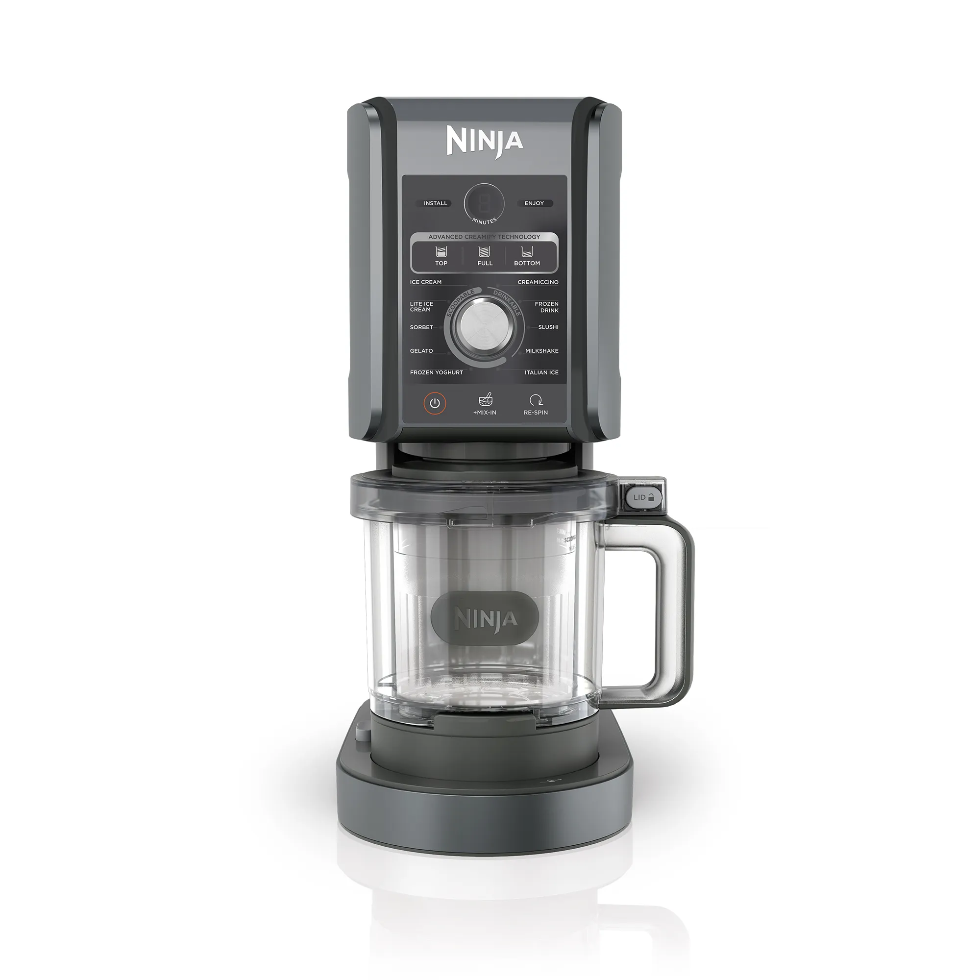 Ninja® CREAMi® Deluxe – Eis, Sorbet, Gelato und mehr einfach zu Hause zubereiten. Individuell, lecker und vielseitig!