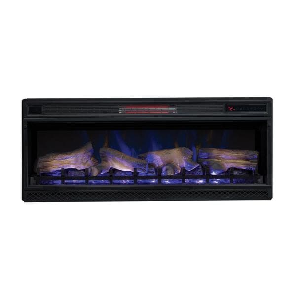 42 in. Ventless Infrared Electric Fireplace Insert with Safer Plug