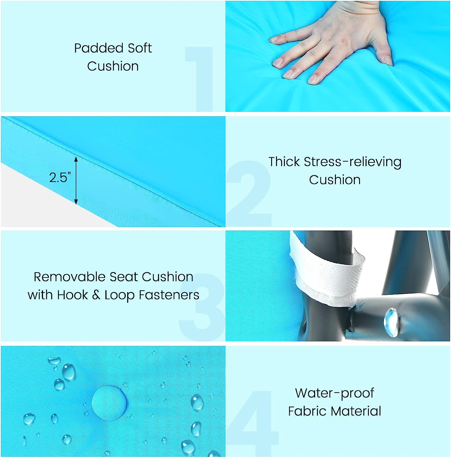 Tangkula 3 Person Porch Swing, 2-in-1 Convertible Patio Swing Bed with Removable Cushions, Solid Steel Structure, Outdoor Swing with Adjustable Canopy for Backyard, Balcony, Poolside (Turquoise)