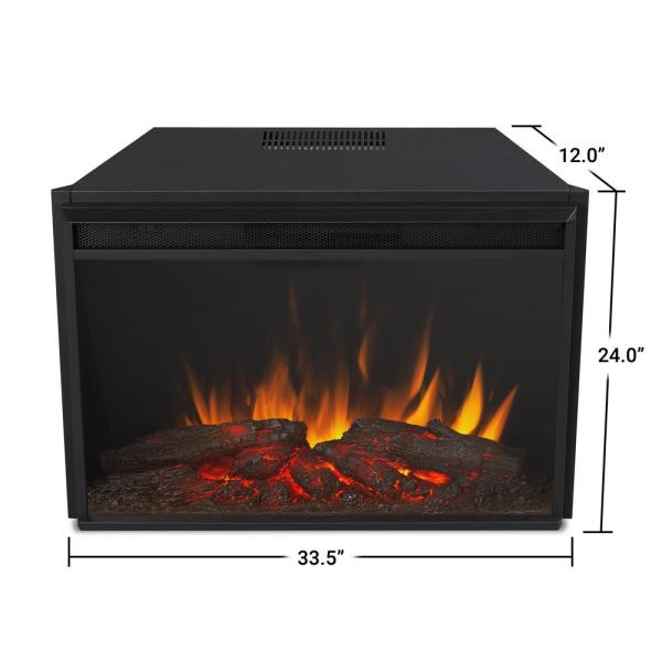 Ashton 92 in. Freestanding Electric Fireplace TV Stand in English Oak