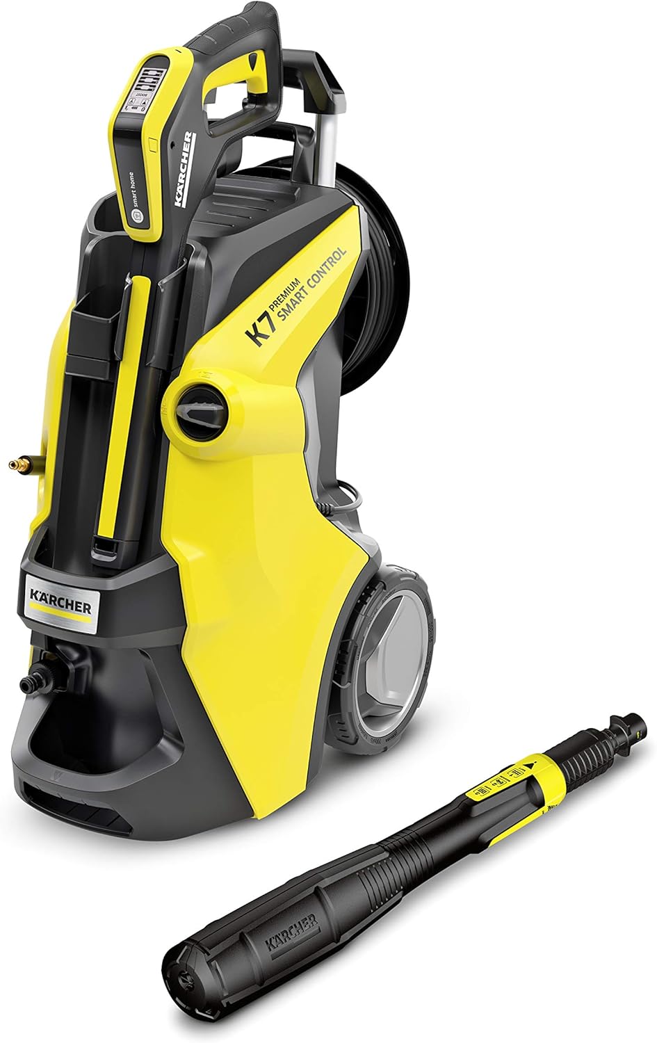 Nettoyeur haute pression Karcher K 7 Premium Smart Control Flex Home - 180 bars - 600 L/h - connecté - tambour enrouleur - brosse terrasse