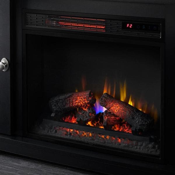 Canteridge 47 in. Media Console Electric Fireplace for TVs up to 55 in. in Black