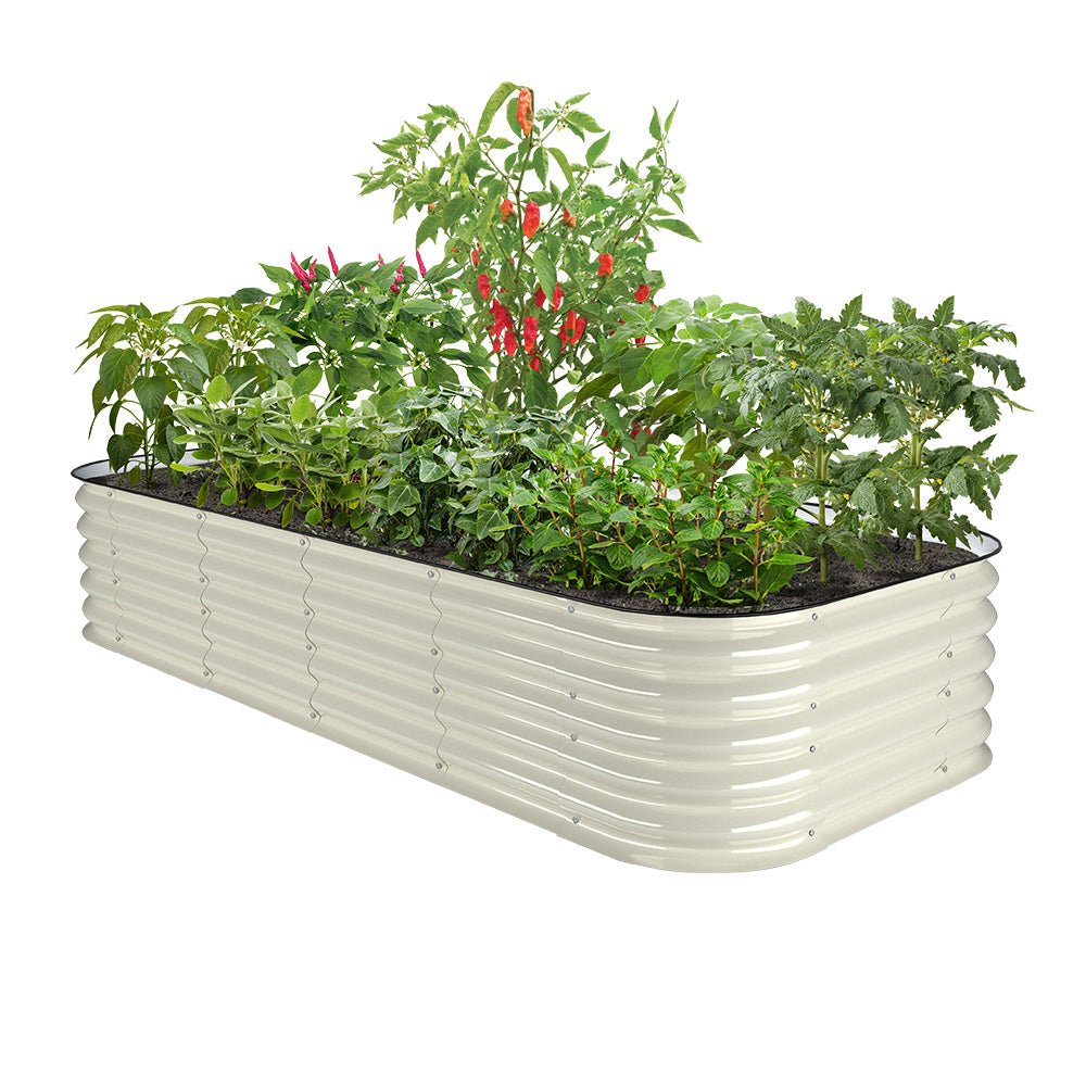 17'' Tall 8'x4' Metal Raised Garden Beds (10 in 1)