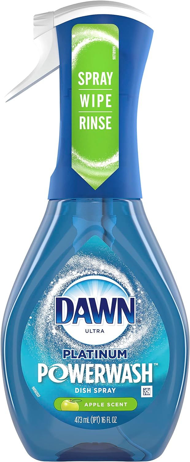 Dawn Platinum Powerwash Dish Spray, Dish Soap, Apple Scent, 16oz