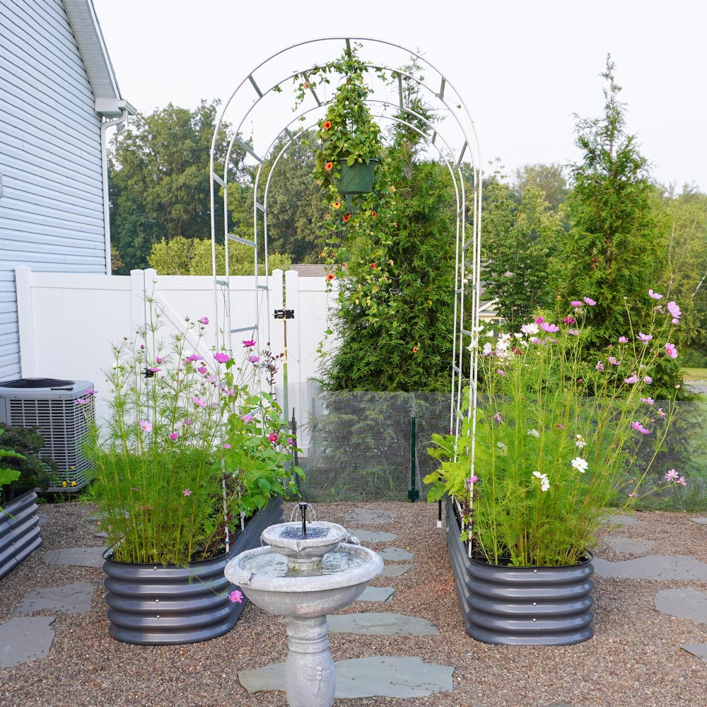 Arched Trellis (Zn-Al-Mg stainless steel) For 8ft.L/ For 6.5ft.L