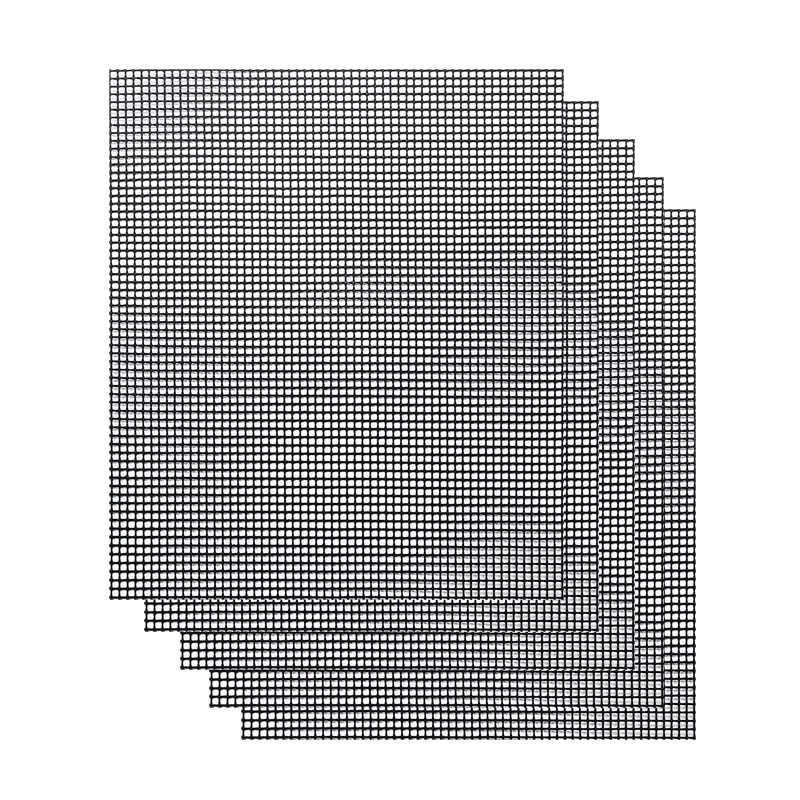 Hot Non-stick Barbecue Mesh Mat Reusable Heat Resistance BBQ Baking Net Pad Kitchen Cooking Smoker BBQ Mat Liner Accessorie