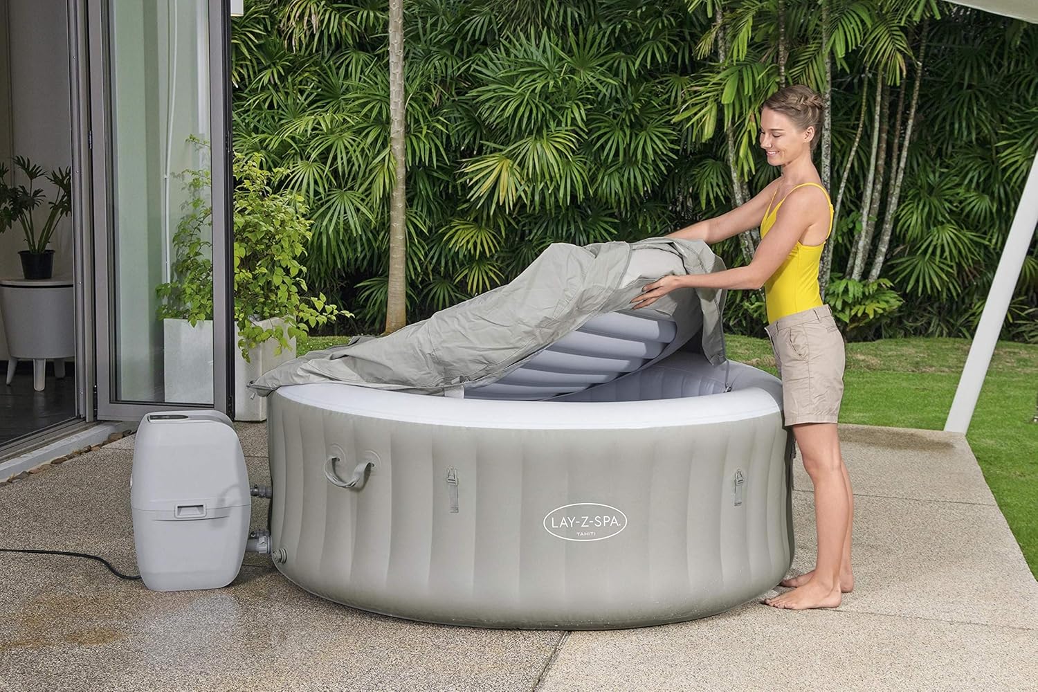 Spa gonflable rond BESTWAY Lay-Z-Spa® Miami Airjet™ 2 - 4 personnes