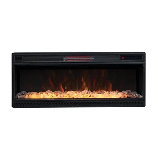 42 in. Ventless Infrared Electric Fireplace Insert with Safer Plug