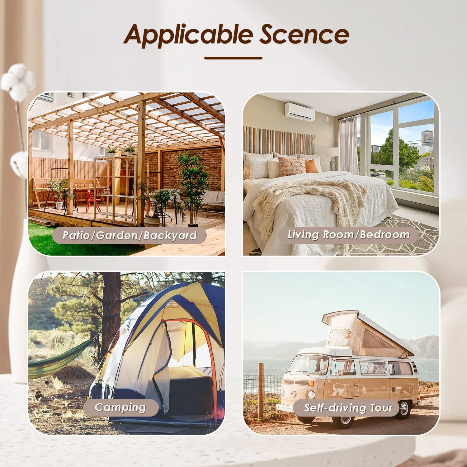 NICESOUL Hanging Egg Chair Without Stand PE Wicker Swing Hammock Egg Basket Ceiling Chairs with Cushions 265lbs Capaticy for Bedroom Living Room Patio Backyard Balcony (Brown)